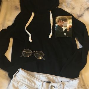 black hoodie